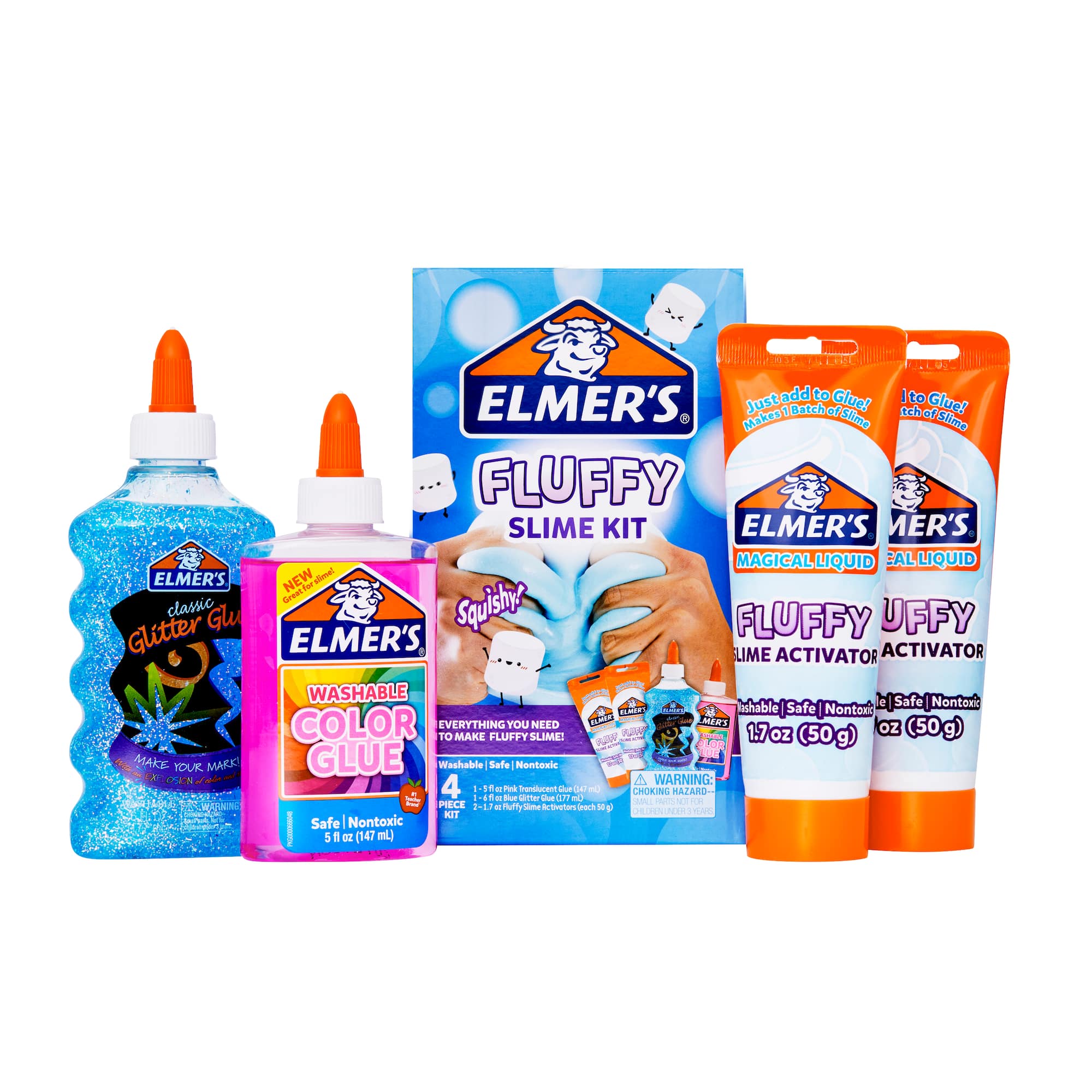 6 Pack: Elmer's® Fluffy Slime Kit